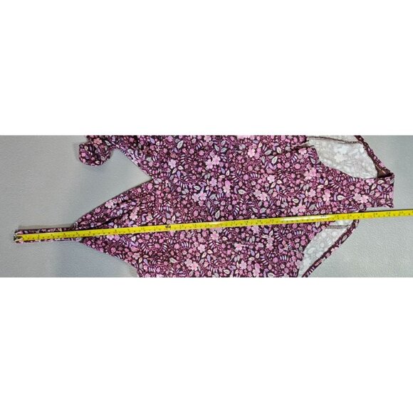 Free People Intimately Womens L Floral‎ Wear It Out Printed Bodysuit NWT - Picture 10 of 14